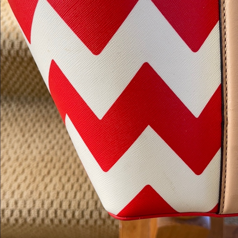 Kate Spade Chevron Tote - Picture 8 of 13